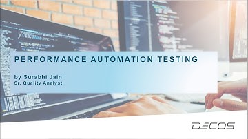 Webinar - Performance Test Automation.