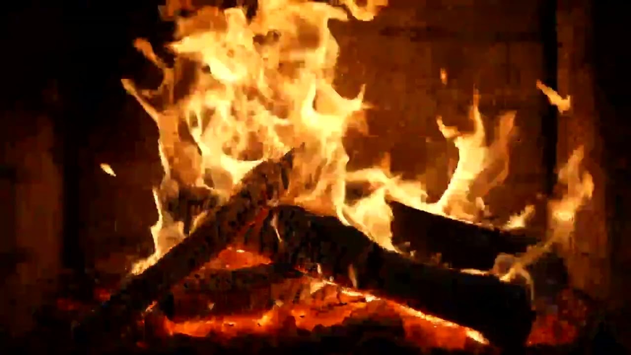 10 HOURS ✰ Fireplace Burning ☆ NO ADS ☆ HQ fireplace sound ✰ Sleep Sounds with Relaxing Fireplace