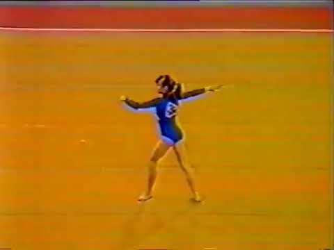 Daniela Silivas FX EF 9 850 1986 DTB Cup 