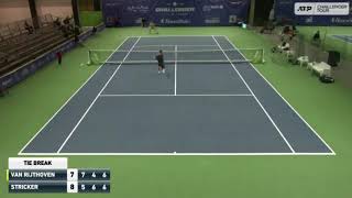Amazing Match Point By Dominic Stricker Future Tennis Star
