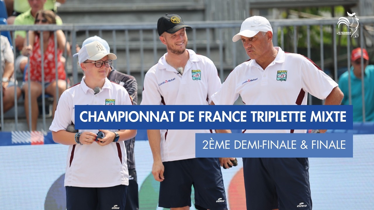 Miniature : ROCHER 🆚 LOY : FINALE CHAMPIONNAT DE FRANCE TRIPLETTE MIXTE