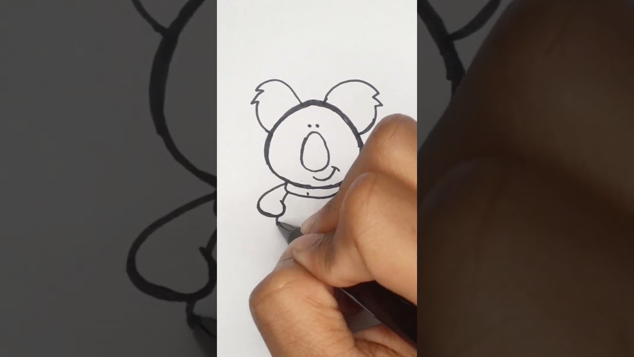 HOW TO DRAW KOALA - KOALA DRAWING TUTORIAL