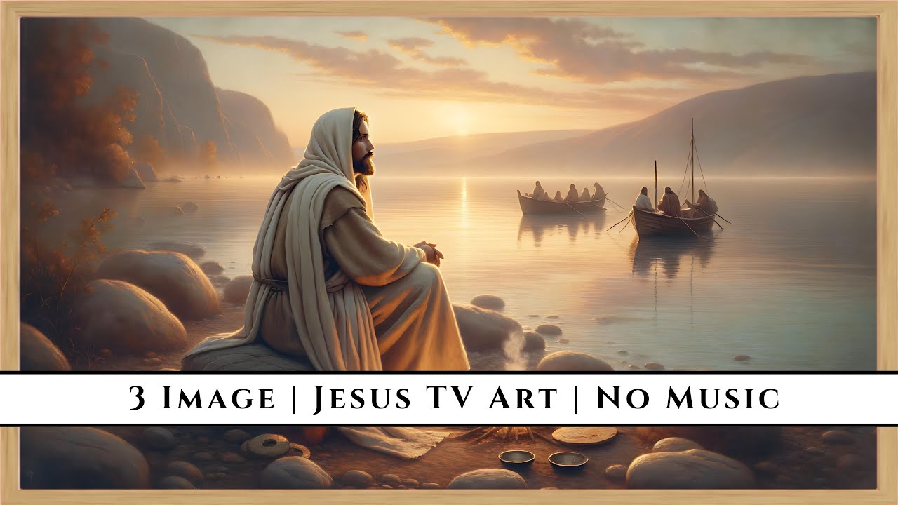 Jesus 4K Framed TV Art | No Music| Christian Art Wallpaper| Screensaver | 2 Hours