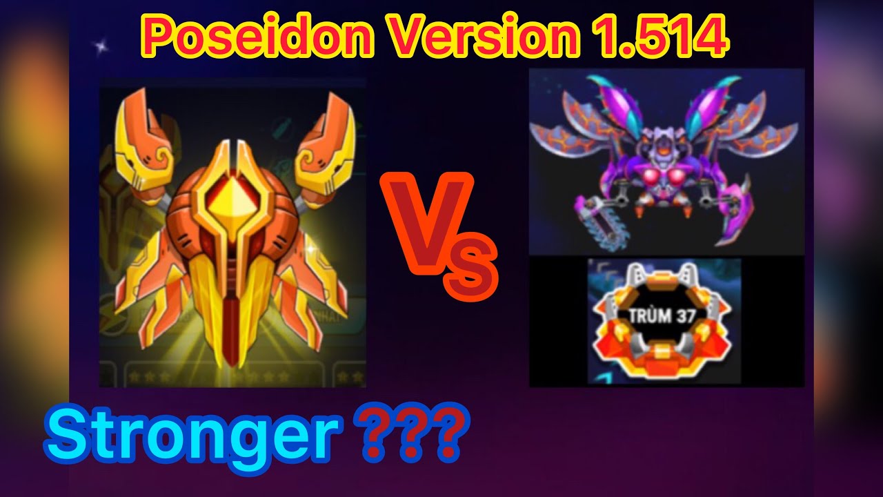 Space shooter Ver 1.514 | What happen with Poseidon | Bắn ruồi bản 1.514 - Sự thay đổi của Hải Vương