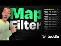 How To Use the Map Filter in Nordcraft [Toddle]!