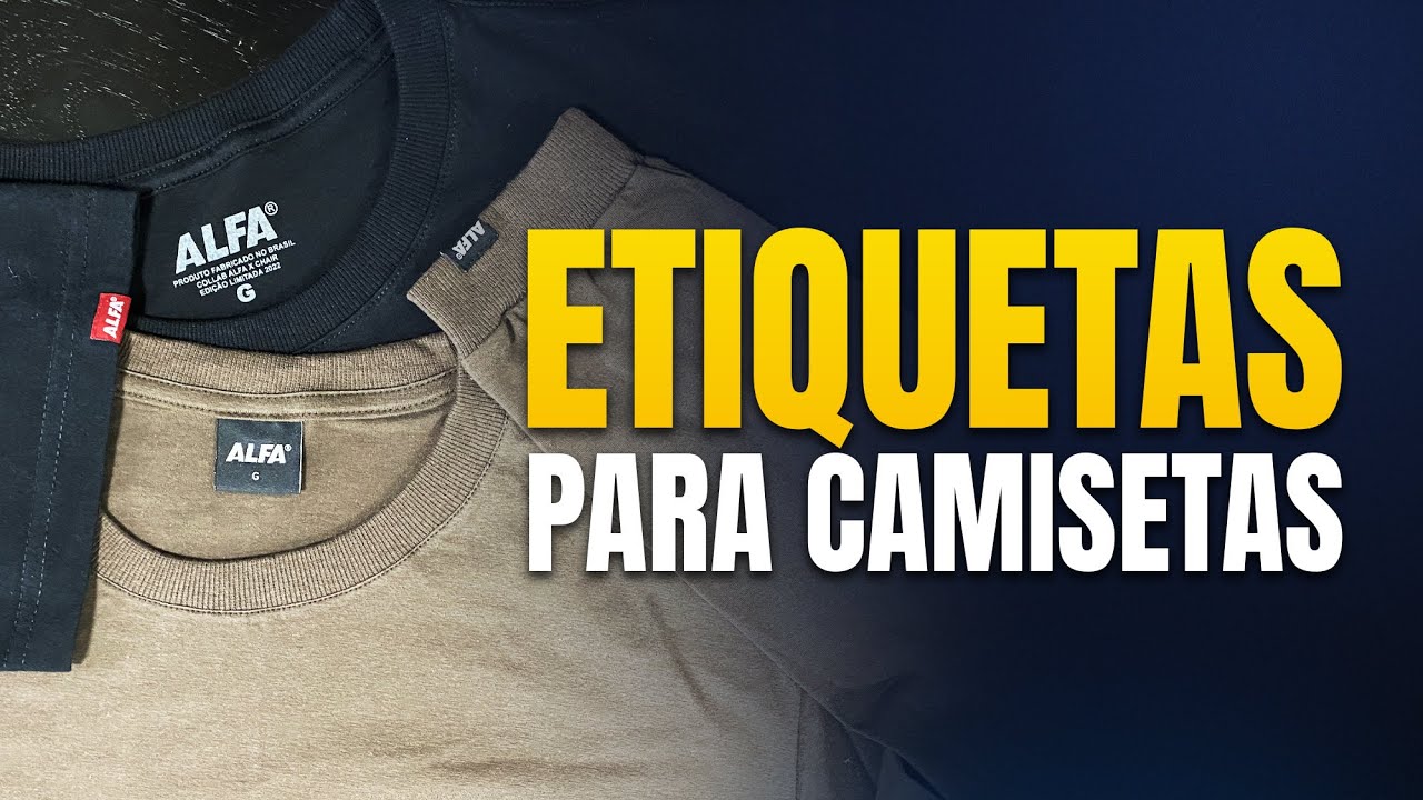 QUAL A MELHOR ETIQUETA DE CAMISETA PARA QUEM ESTÁ COMEÇANDO - Bastidores de uma marca de roupa #11