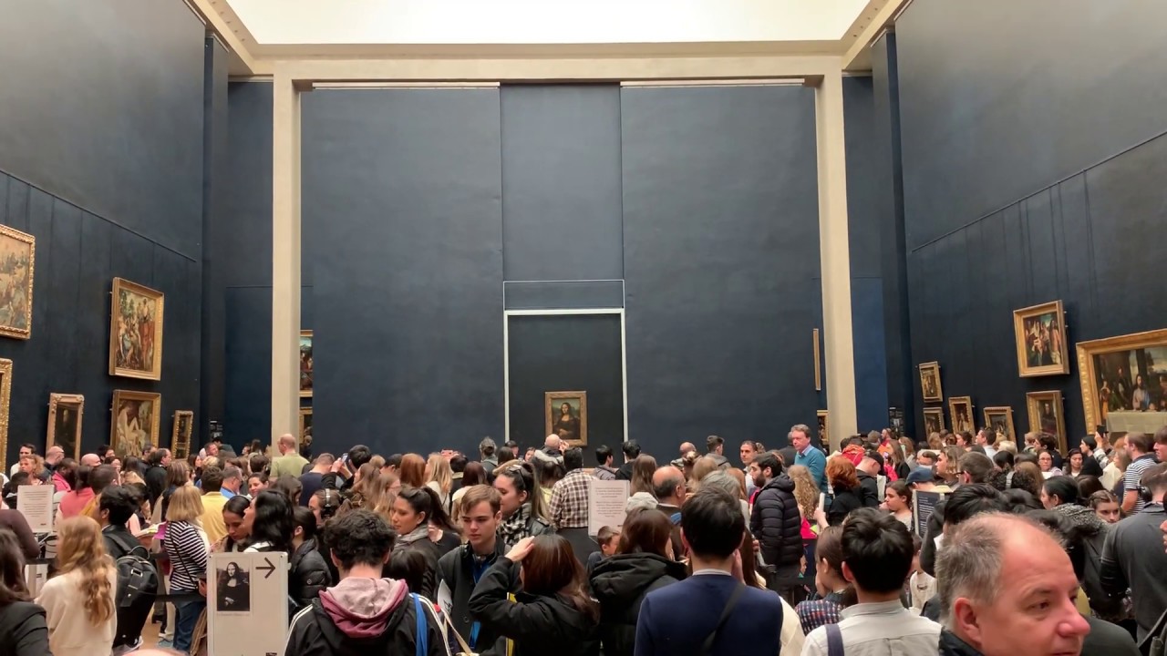 Mona Lisa Queue R Code Queue for Mona Lisa Painting at Louvre, Paris - YouTube