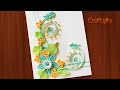 How to make paper quilling birt.ay card for best friends  handmade beautiful card tutorial