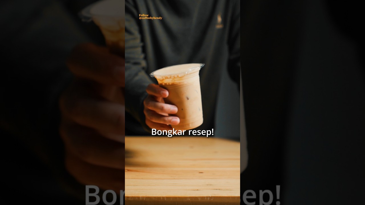 Bongkar resep es kopi susu sepedahan 