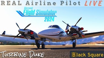 Understanding the PT6 Turbo Prop | Real Pilot | Black Square Duke | B60T | #msfs2024 #msfs #dukeair