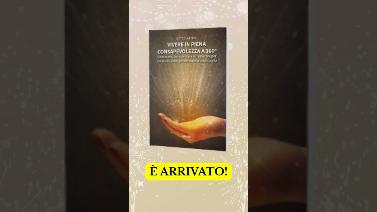 LIBRO Vivere in piena consapevolezza a 360° IN PREORDINE✨
