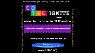 COTAD-ED hosts IGNITE Series II: Programmatic Challenges Related to Racism And Discrimination