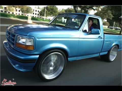 FIRST GENERATION FORD LIGHTNING WITH 24X15 INCH WHEELS! ONE OF THE