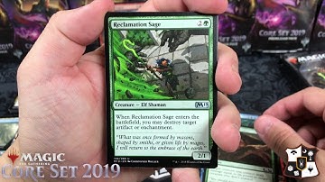 Magic the Gathering Core Set 2019 (M19) Prerelease Pack Opening