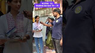 Intermediate Maths-2A Board Exam Review | Students Reaction After Exam 😲 | IPE 2026 #shorts #viral