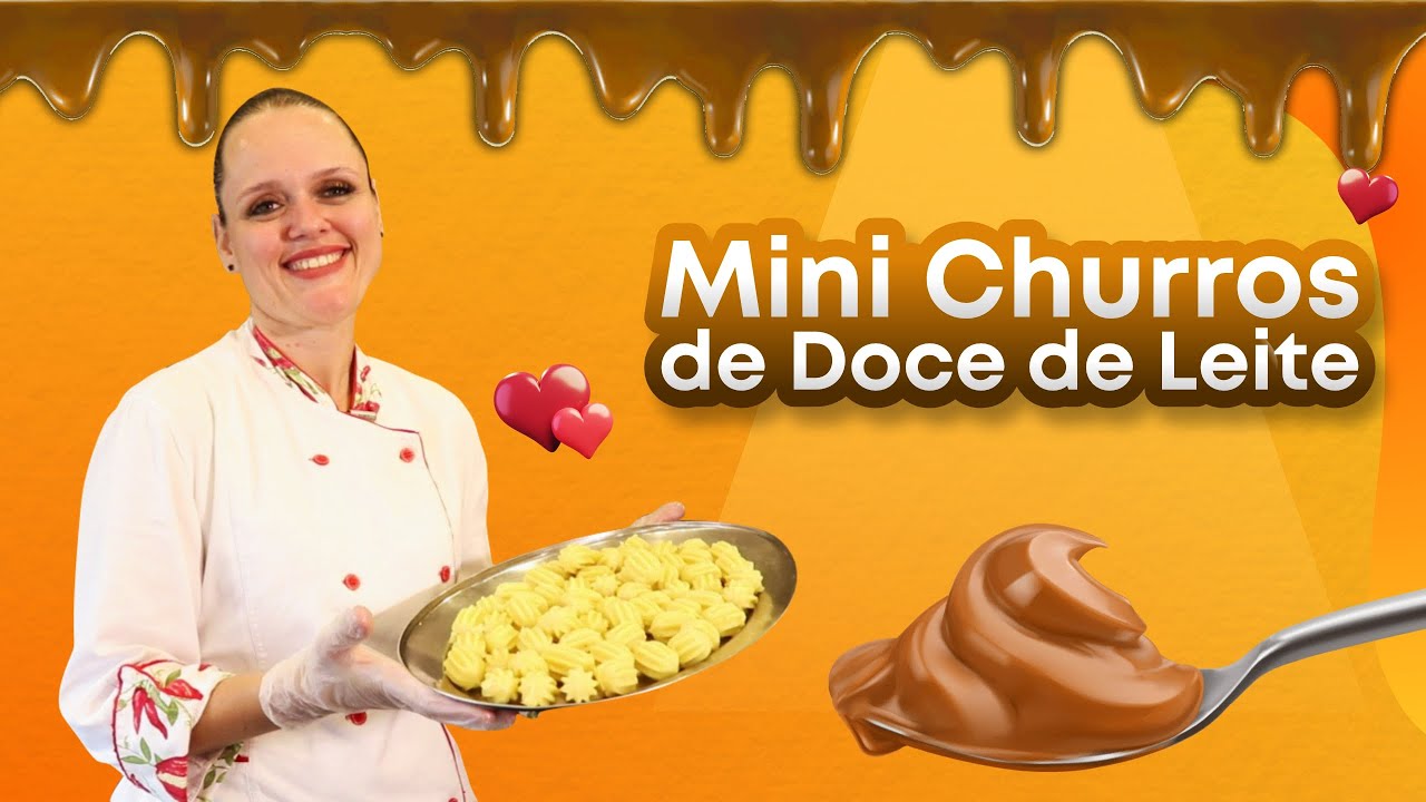 Quer aprender a massa perfeita para seus mini churros?