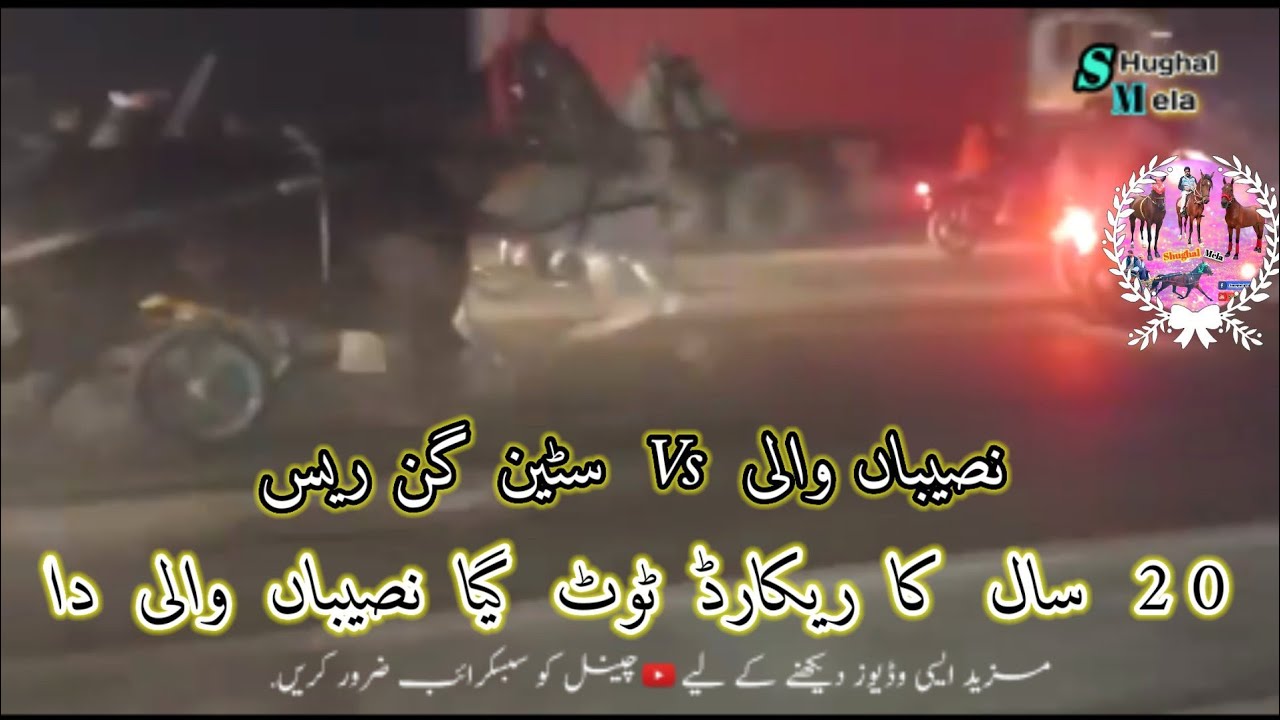 Tanga Race || Naseeba Wali Vs Stain Gun Horse Race Lahore || 