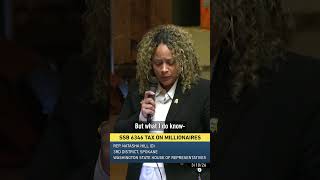 She really did this mid-debate 💀 | Rep. Hill on the Millionaires Tax Profile