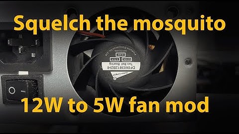 Quiet server case power supply mod. Resistor modding a 2U PSU