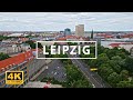 Leipzig Germany 4K Drone Footage With Subtitles