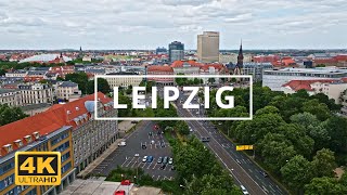 Leipzig Germany 4K Drone Footage With Subtitles