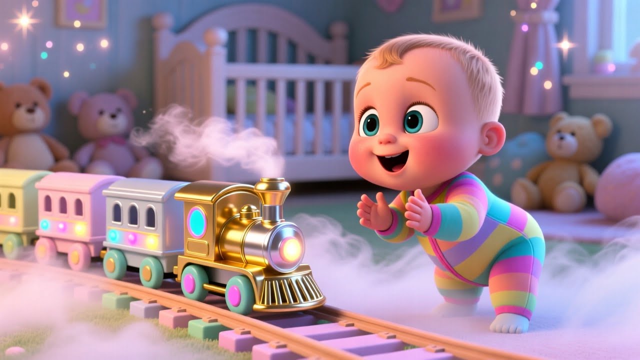 Magical Toy Train Ride 🚂✨ Fun Train Song for Kids | Playtime Adventure