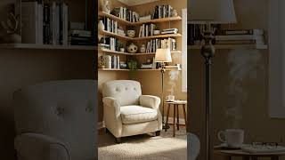 Modern Floating Bookshelves That Look Magical #Shorts