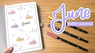 JUNE PLAN WITH ME | June Planner Setup 2023 | June 2023 BUJO | Bullet Journal Plan With Me