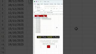 Convert Date To Day Of Week In Excel | Easy TEXT Function Tutorial For Beginners | Learn Excel 2026