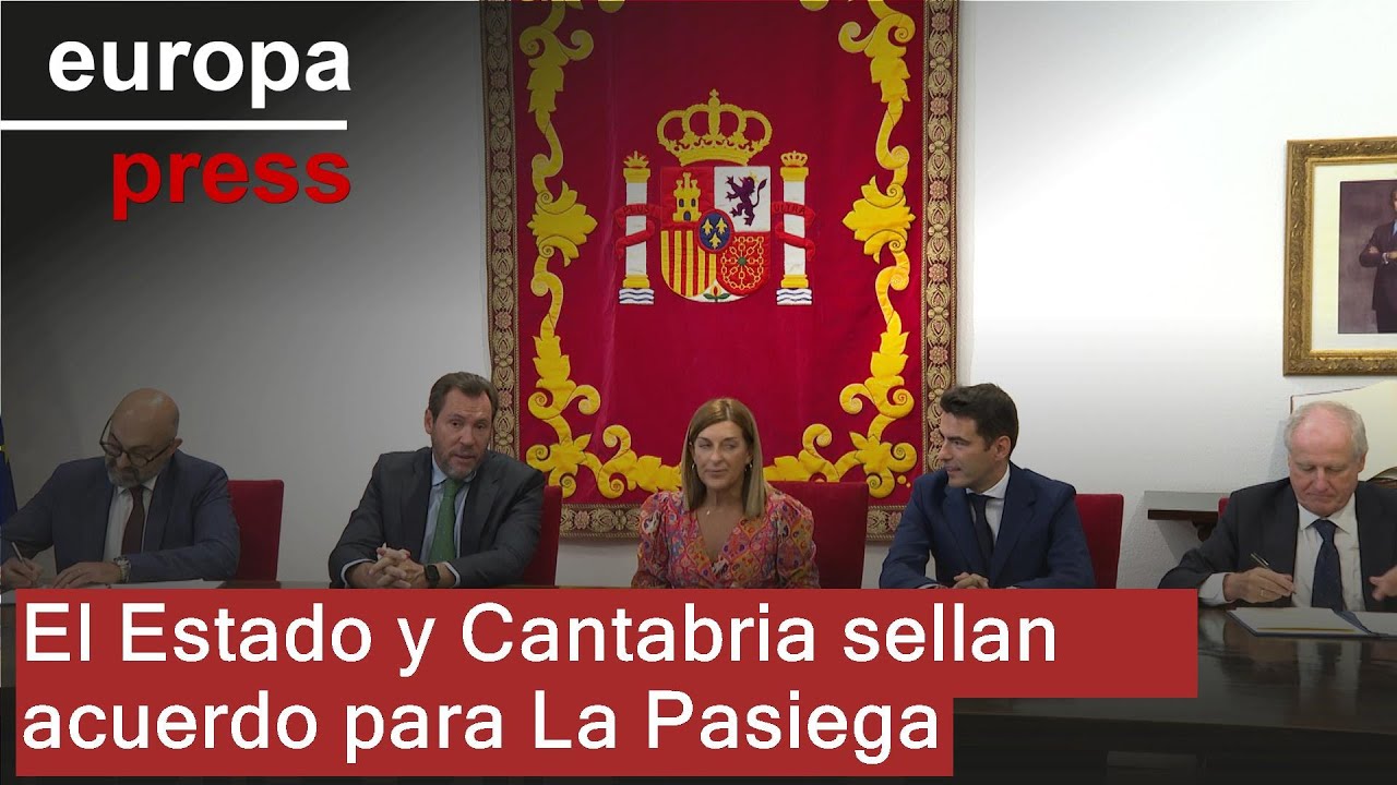 El Estado y Cantabria firman el convenio de la intermodal de La Pasiega