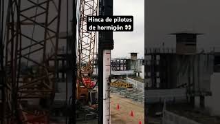 Hinca De Pilotes Prefabricados De Hormigón Armado.