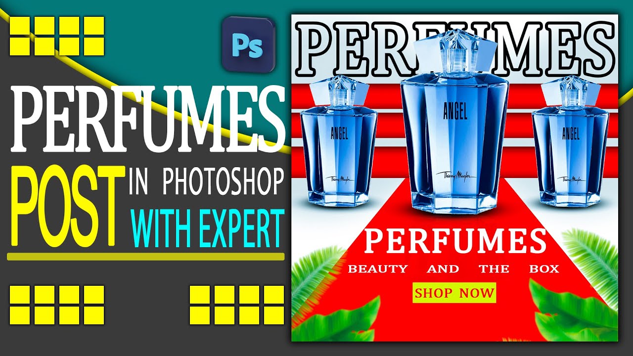 Create Perfume Design || in Photoshop For Beginners || Hindi tutorial