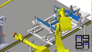 Automotive Spot-Welding Demo - DELMIA Robot Simulation