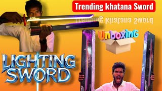 Explosive Lighting Toy Sword Most Trending Spark Blade Sword Glowing Led Khatana Sword