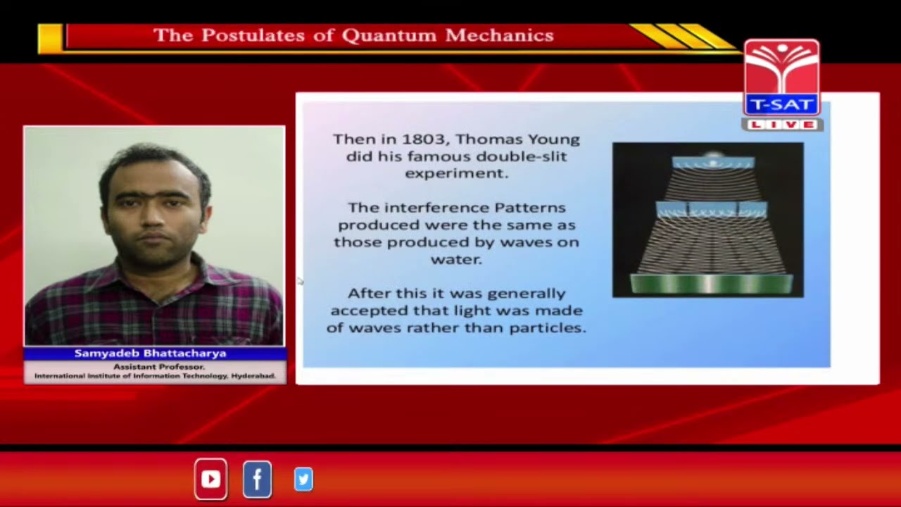 Quantum Technologies : Exposure Training - The Postulates of Quantum Mechanics