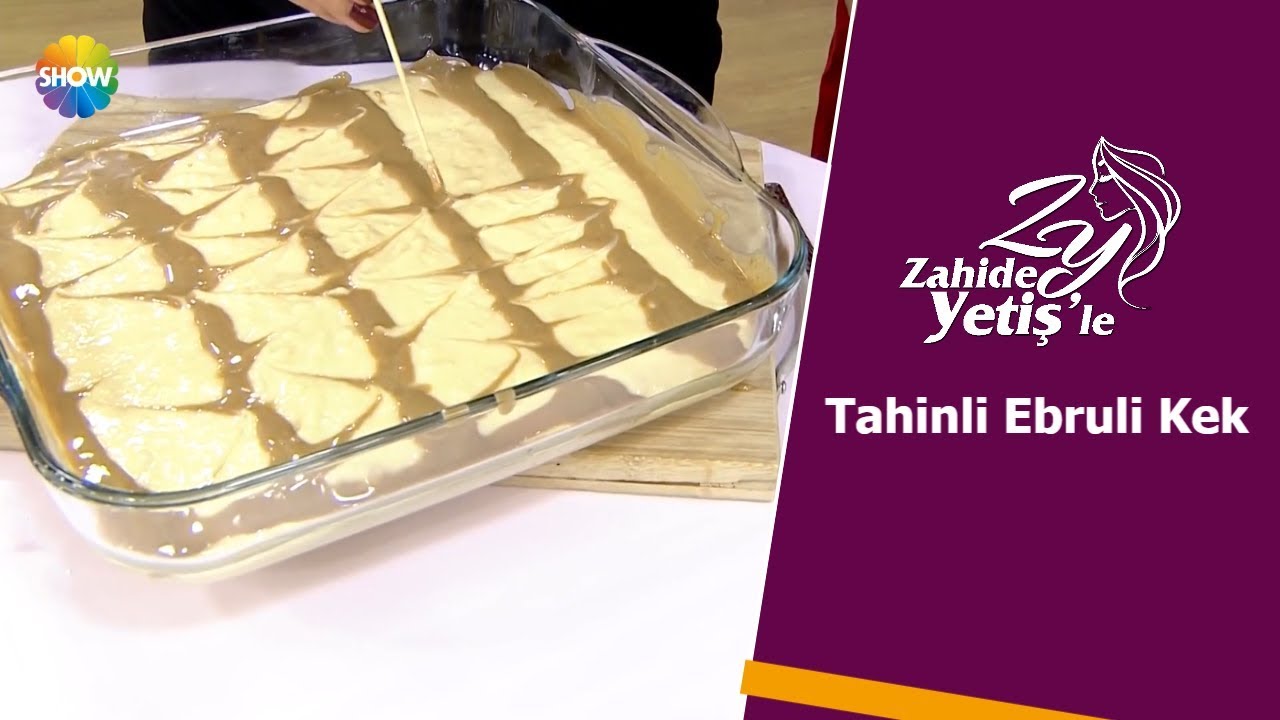 Tahinli Ebruli Kek Tarifi YouTube