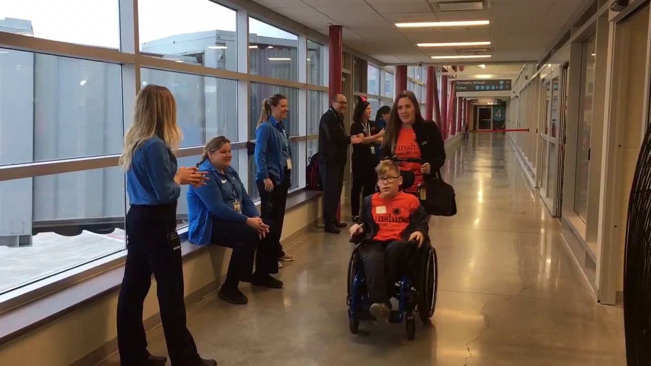 newspaper mockup Sunshine Foundation's 63rd trip