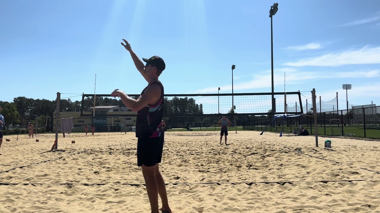 Bonanza Beach Day 2025 Chad and Dave vs Will and Ryan. Pool play set 1. 