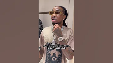 Quavo Responded To Chris Brown's Diss Track #quavo #chrisbrown #celebrity #viral #media #rap