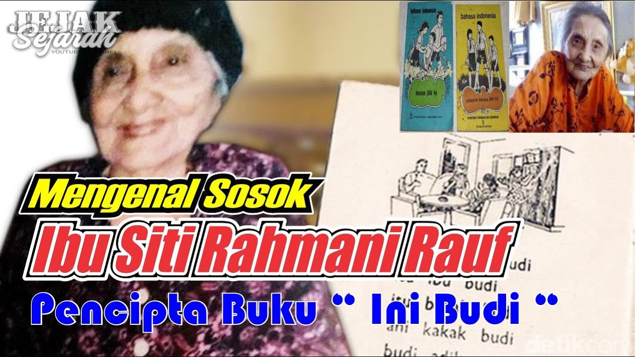 Pi Rauf Mengenal Ibu Siti Rahmani Rauf, Pencipta Buku