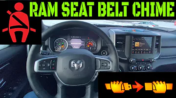 Ram Seat Belt Chime Disable