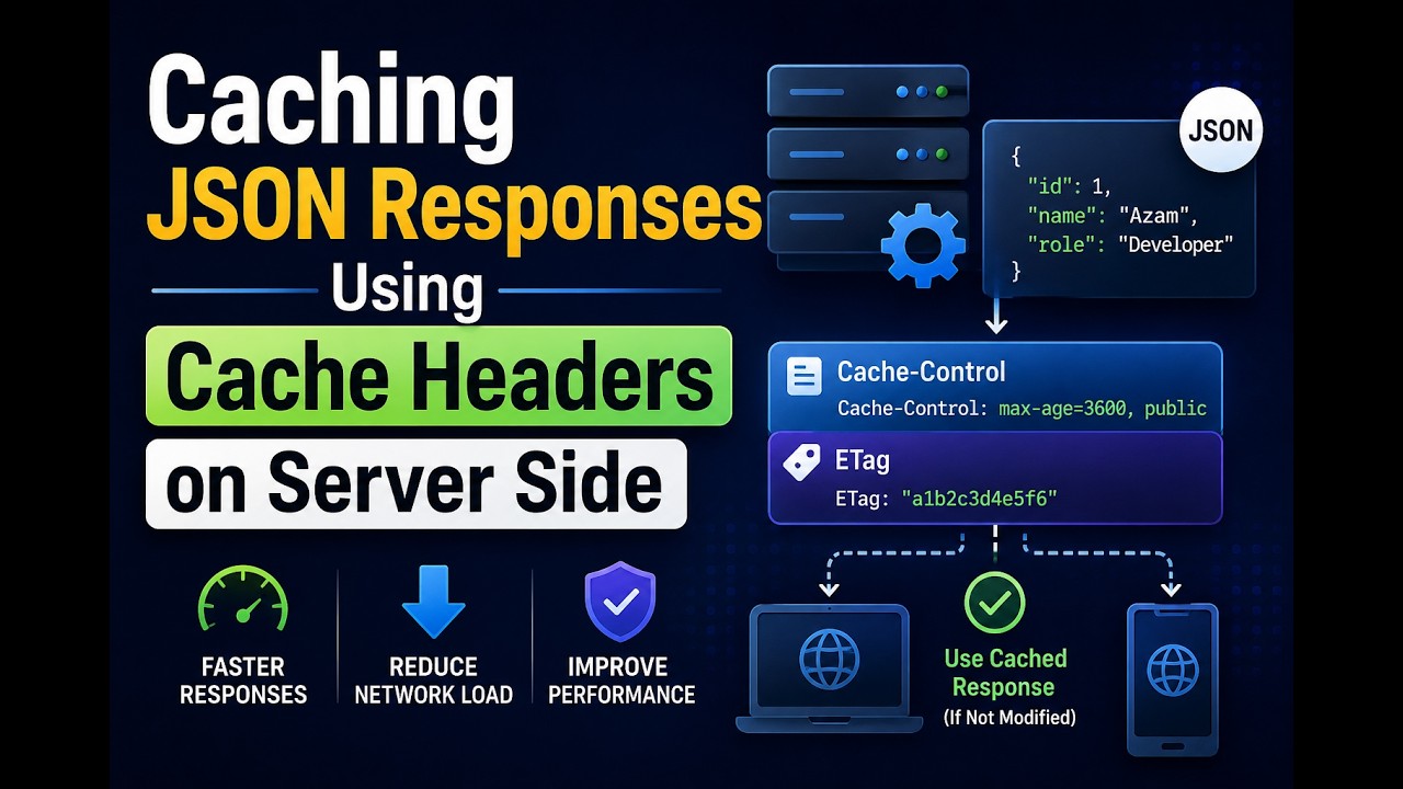 Caching JSON Responses Using Cache Headers on Server Side - YouTube