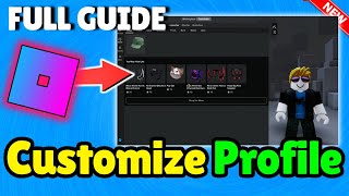 How to Customize Your Roblox Profile (About,Bio,Link,Profile,Avater,accessories)