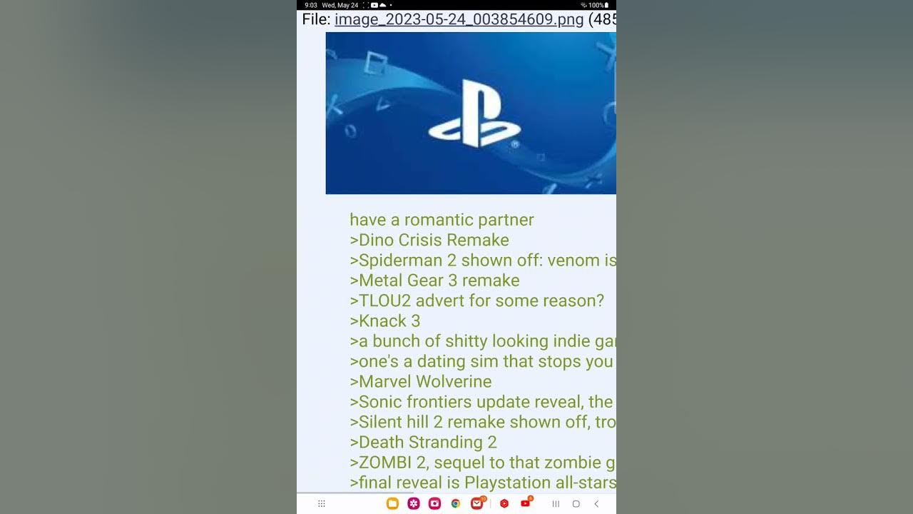 Playstation showcase leaks YouTube