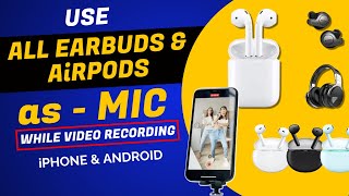 How to use earbuds as mic for video recording on phone | Use bluetooth earphone as bluetooth mic screenshot 3
