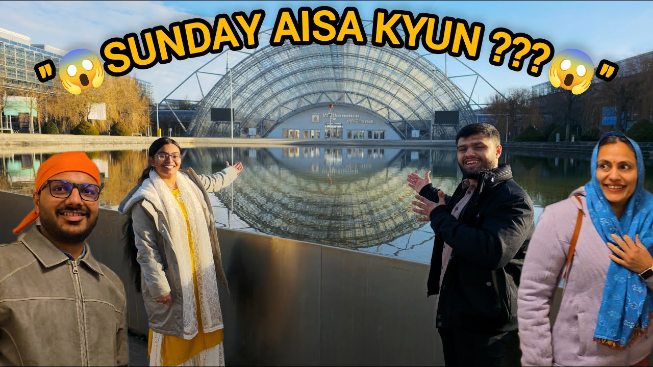 Wearing Indian Dresses in Germany 🇩🇪 | Gurudwara Darshan & Sunday Reality