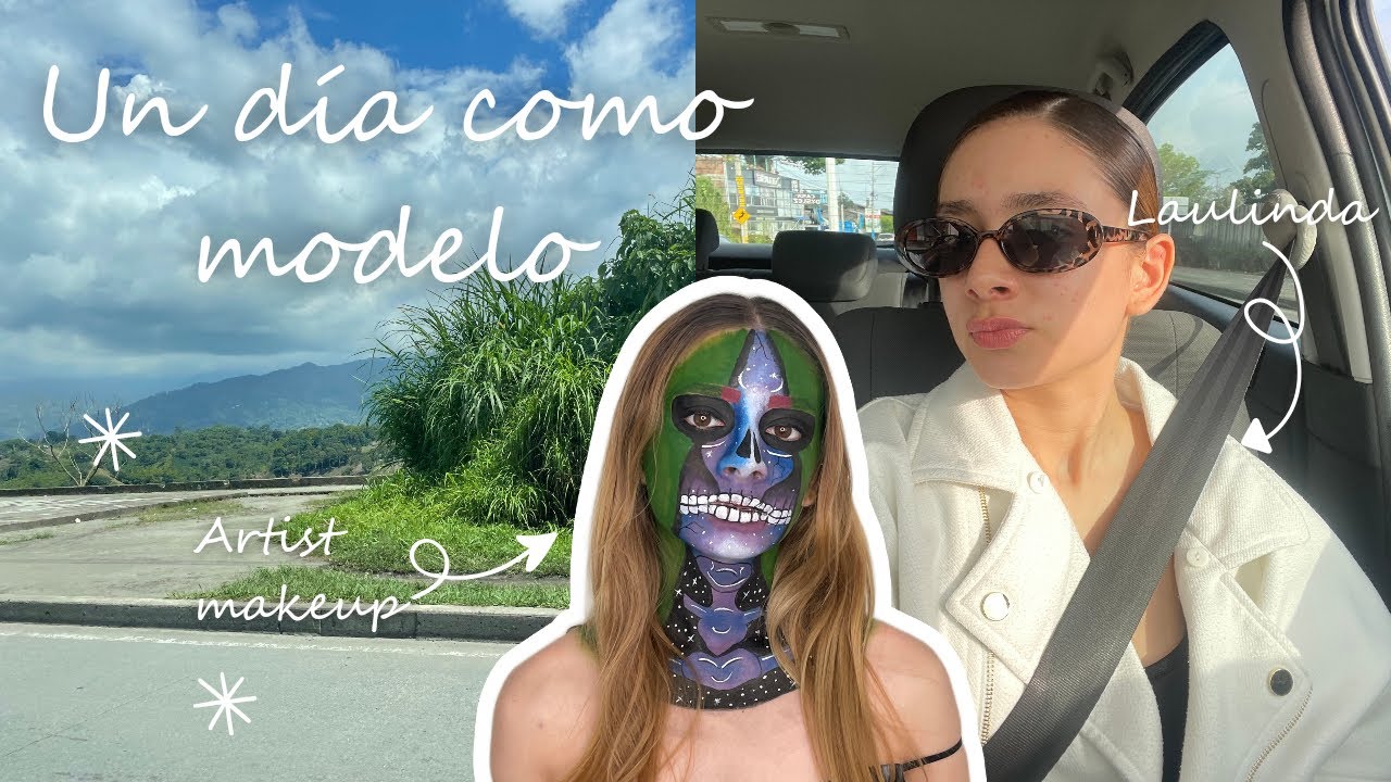Vlog como modelo de maquillaje artístico!