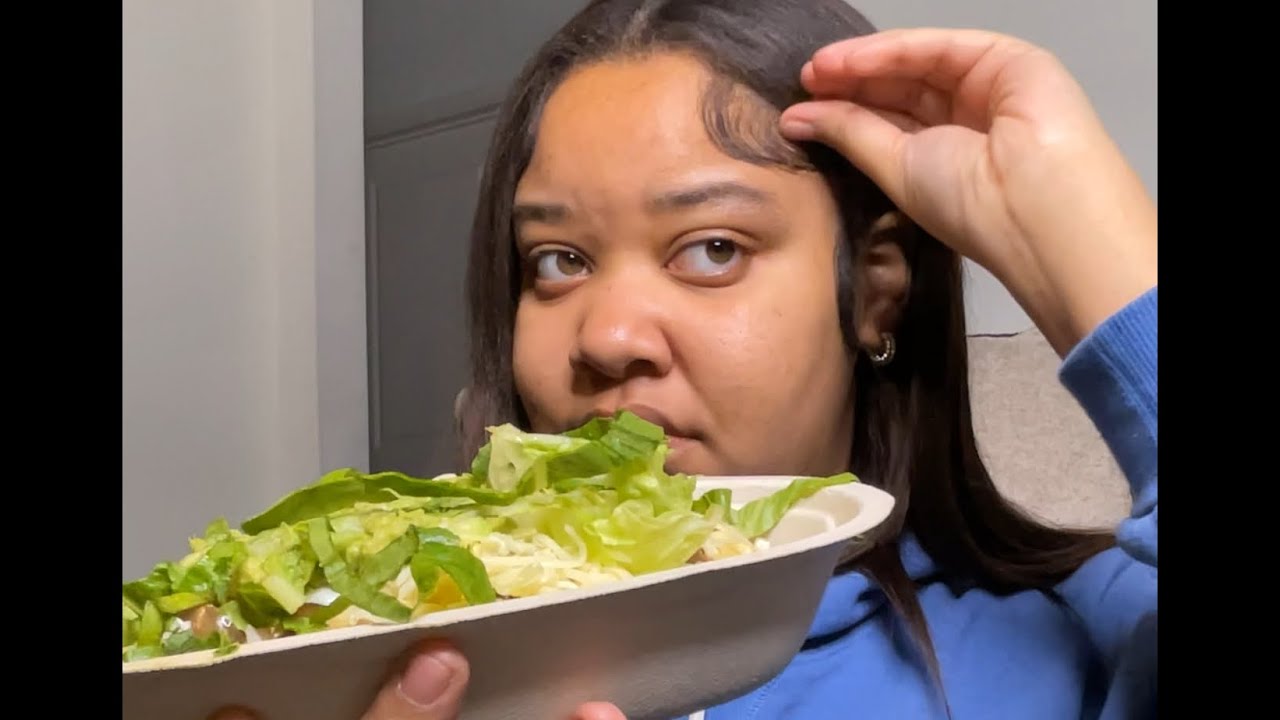 Chipotle Bowl Taki & Tortilla Chips Mukbang🔥🍽️
