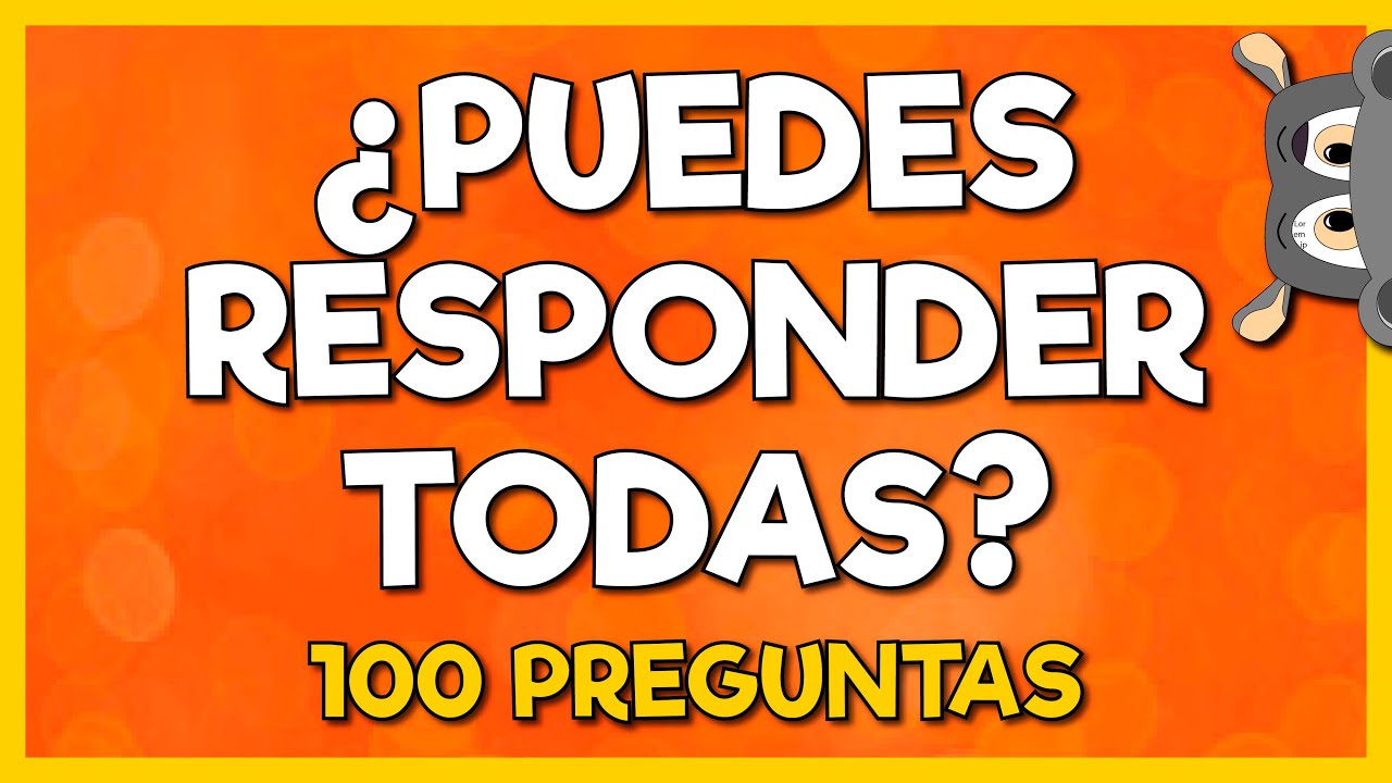 100 PREGUNTAS de CULTURA GENERAL - Trivia 😉😉