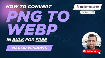 How to Convert PNG to WebP in Bulk for FREE (Windows or Mac)